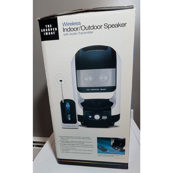 The Sharper Image Wireless Indoor/Outdoor Speaker LP 115BMS - Picture 2 of 5
